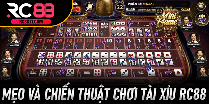 Mẹo và chiến thuật chơi Tài Xỉu RC88