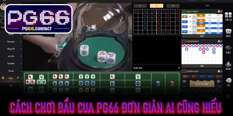 Cách chơi Bầu Cua PG66 đơn giản ai cũng hiểu